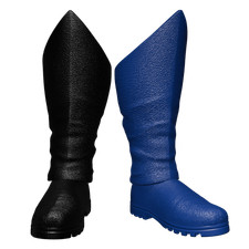 1/12 Scale Action FIgure Boots: Dark Knight (Classic-Leather)
