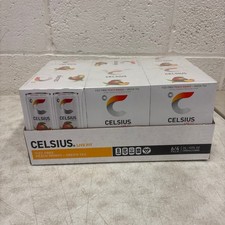 24-Pack CELSIUS Peach Mango Green Tea Fizz-Free Essential Energy Drink 12floz