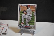 2021 Bowman Baseball cards #39 Max Scherzer Washington Nationals  mlb