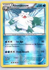 Abomasnow 40/162 Rare BREAKthrough Pokemon Reverse Holo Near Mint