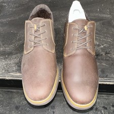 Stacy Adams Ashby Brown Leather Oxford Lace-Up Dress Shoes Round Toe Size 9