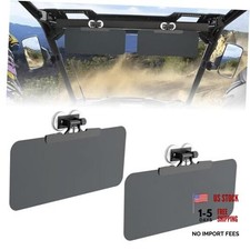 2Pcs UTV Magnetic Sun Visor, Golf Cart Sun Visor 15.7" x 7.8" for Ehicles with