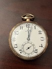 Illinois Open Face Time King Pocket Watch - 19J 12S 10kt Gold 1923Runs But Stops — photo 2