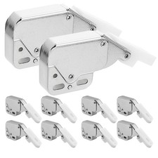 10pcs Spring Loaded Push Catch Latch For Cabinet Doors Wardrobe Cupboards