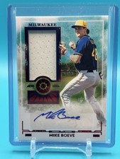 2025 Boys Of Summer Mike Boeve #PM-MBV Prospect Material Signatures /75 Brewers