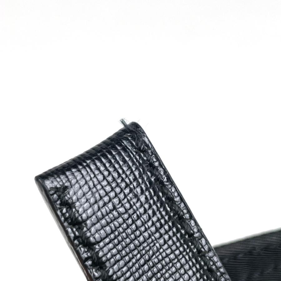 PRADA Plate Shoulder Bag Nylon Black with Dust Bag #BS1829 thumbnail 6