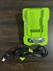 GreenWorks 29482 G-MAX 40V Lithium-ion Battery Charger - Green - Brand New — photo 1