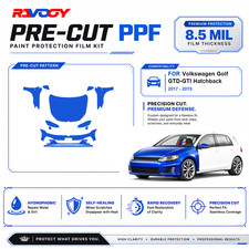 Precut Ppf Clear Bra Kit For Volkswagen Golf Gtd-gti Hatchback 2017-2019