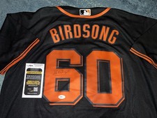Hayden Birdsong Signed San Francisco Giants Jersey Superstar Ace JSA Auth