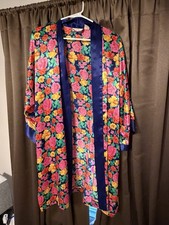 Vintage Floral Victoria s Secret Gold Label Kimono Robe