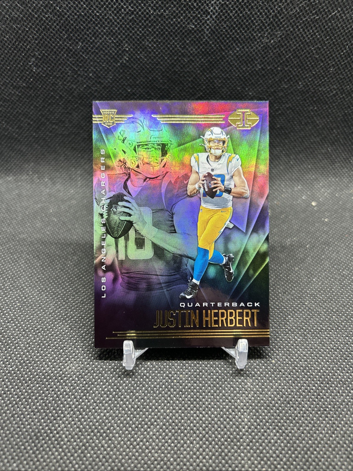 2020 Panini Illusions Football Justin Herbert  RC Rookie Card #7