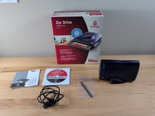IOMEGA Zip 100 Z100USBS External USB Disk Drive with Box and Accessories