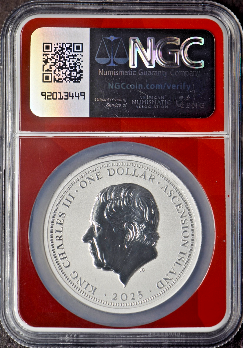 2025 Ascension $1 Silver High Relief Lunar Snake NGC MS70 FDOI