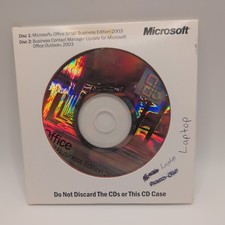 Microsoft Office Small Business Edition 2003 SBE Dell OEM CD w/ Product Key