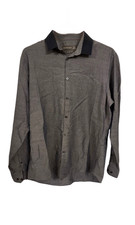 Primark grey slim fit shirt size L mens men business