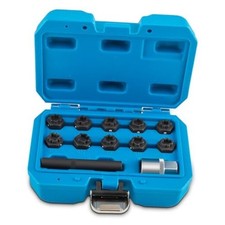 12PCS Wheel Locking Nut Key Kit Compatible with Mercedes With 10 Pcs Sockets