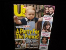 US Weekly Magazine Aug 4, 2014 Prince George, Adam Levine, Zoe Saldana