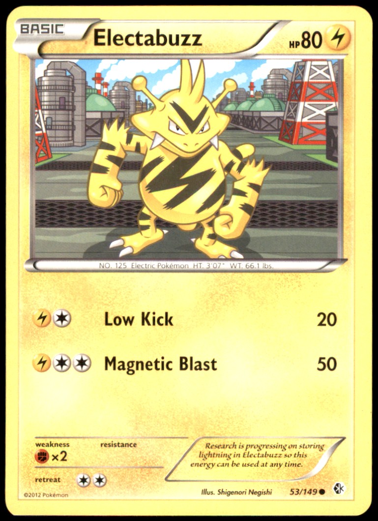 Electabuzz 53/149 Boundaries Crossed Regular MP Pokemon TCG