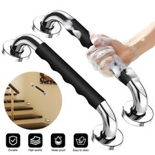 2x Hand Rail Bathroom Grab Bar Safety Modern Comfort & Safety for Bathtub Toilet