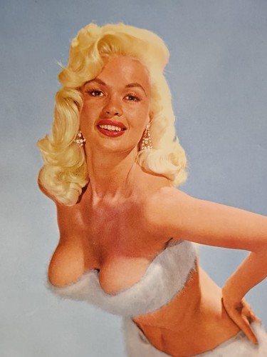 JAYNE MANSFIELD VINTAGE / ORIGINAL 1957 12 x 16 PIN-UP LITHO EXCELLENT - Picture 2 of 5