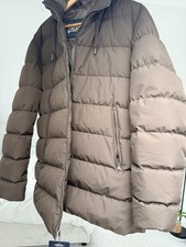 Herno Men’s Down Jacket Size 56 Brown Hooded Puffer Goose Down Italy Made