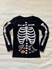Cat and Jack Boy's Long Sleeve T-Shirt Size 8 Black Crew Neck Pre-owned