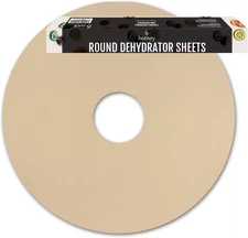 Round Food Dehydrator Sheets by , 12.5 x 12.5-Inches, 6-Pack Flexible Reusabl...
