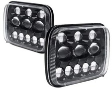 7x6 5x7 Led Headlights Assemblies 300 Brighter Upgraded Led Sealed Beam Clear
