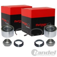 2X Metzger RADLAGER-SATZ Hinten Passend FÜR CitroËN AX Saxo Peugeot 106