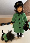 Avon 2000 Special Memories Porcelain Collectible Doll w/Scottie Dog on Leash — photo 1