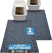 28x36 XL Cat Litter Mat, Waterproof, Absorbent, Machine Washable, 2-Pack
