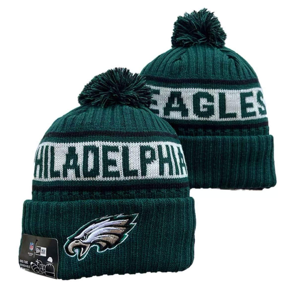 Philadelphia Eagles New Era Beanie Knit Pom Winter NFL TEAMS Hat