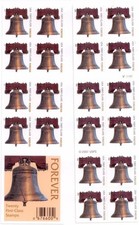 Liberty Bell Forever Stamps Booklet of 20 20 stamps 