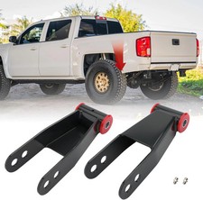 Lowering Shackle Kit, 2" Rear Drop, Fits Silverado 1500 1999-2019, For Chevy  G