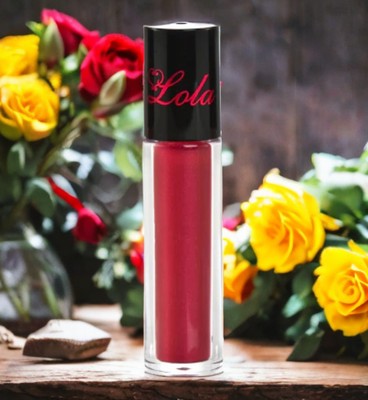 Lola Make Up Glitz And Glam Lipgloss - Rebel Dark Subtle Red mit Schimmer