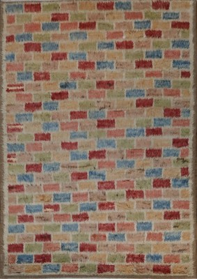 Colorful Moroccan Berber Area Rug 8x11 Ft Hand-Knotted Oriental Wool Carpet