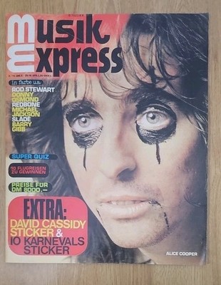 Musik Express 2/1973 Alice Cooper/Focus/Atlantis/Slade/Redbone/Michael Jackson 