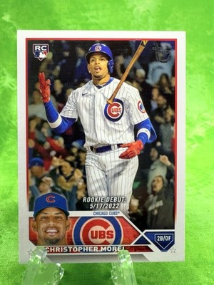 Christopher Morel RC /99 Vintage Stock - 2023 Topps Update #US163 Cubs - TB Rays