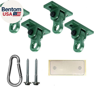 Heavy Duty Green Swing Hangers Screws Bolts Included over 5000 Lb Capacity Playg