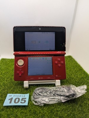 Nintendo 3DS Console Metallic Flame Red Complete Bundle EUR +