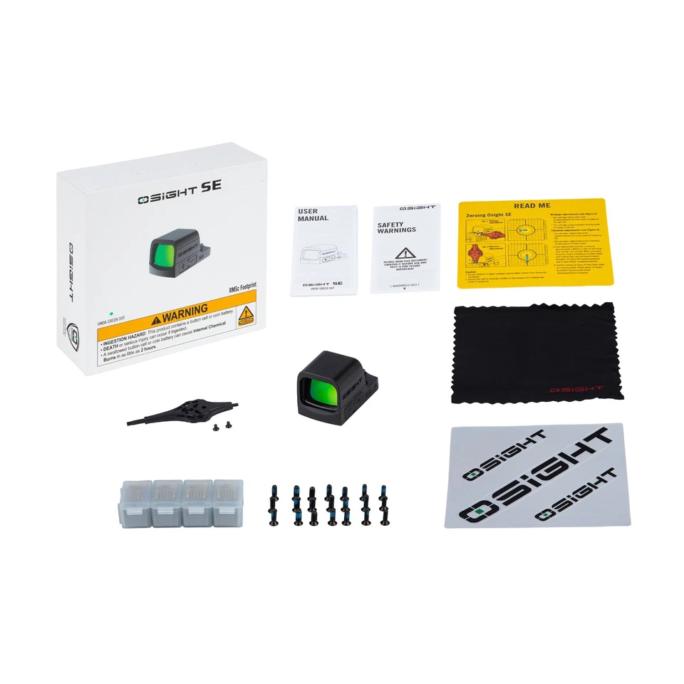 Mira de punto verde Olight Osight SE RMSc Footprint cerrada 6 MOA - Imagen 2 de 4