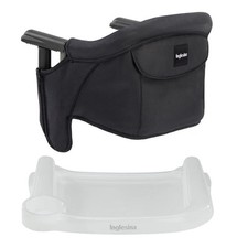 Inglesina Fast Table CHAIR BLACK DINING TRAY PLUS Clear SEALED NEW FAST SHIP