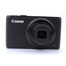 Canon Powershot S95 Digital Camera 10 Megapixel High Sensitivity Black 85% New
