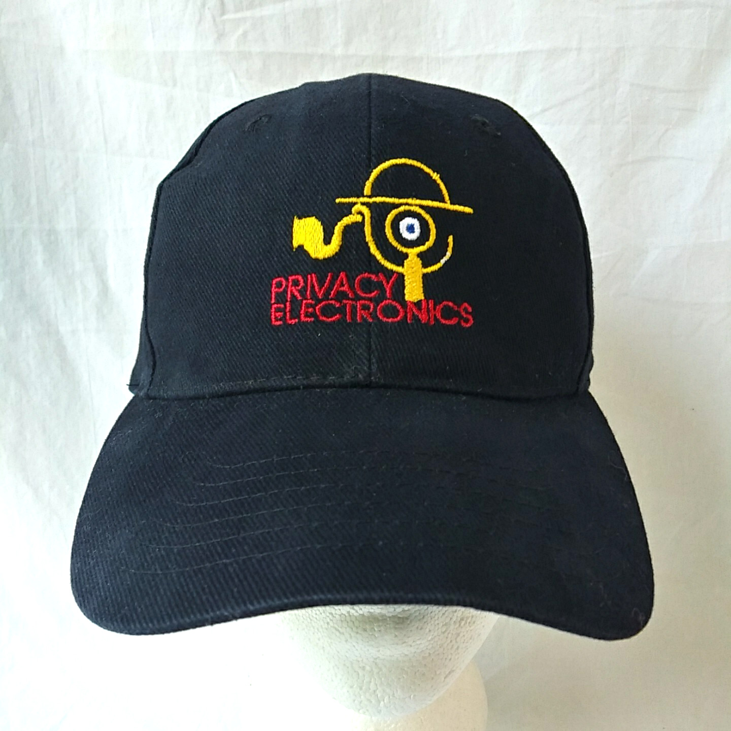 Privacy Electronics Strapback Hat Logo Black Flor… - image 1