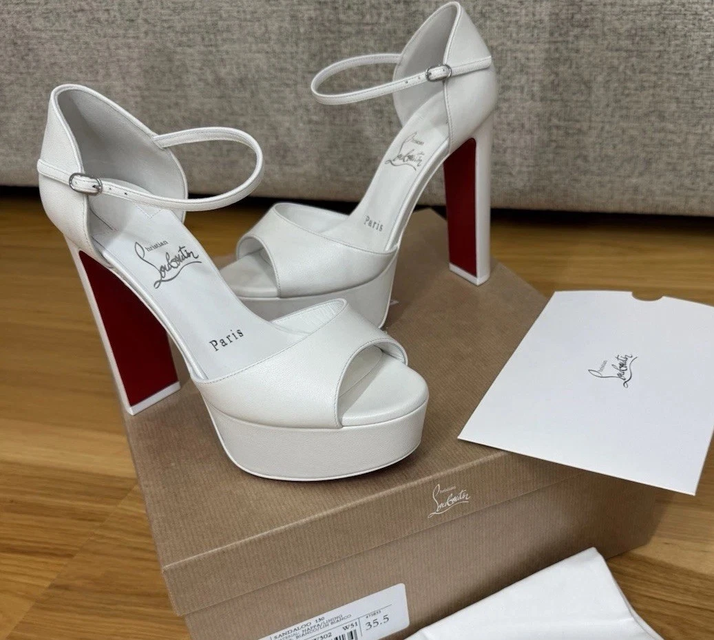 Christian Louboutin White Stiletto Heels for Women for sale | eBay