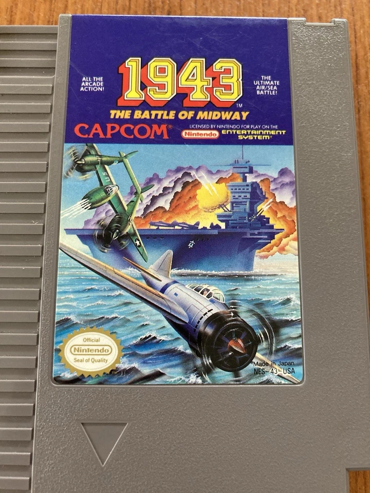 NES ~ 1943 THE BATTLE OF MIDWAY ~ Nintendo Game NES-43-USA Game Cart Only NTSC - Image 2 of 4