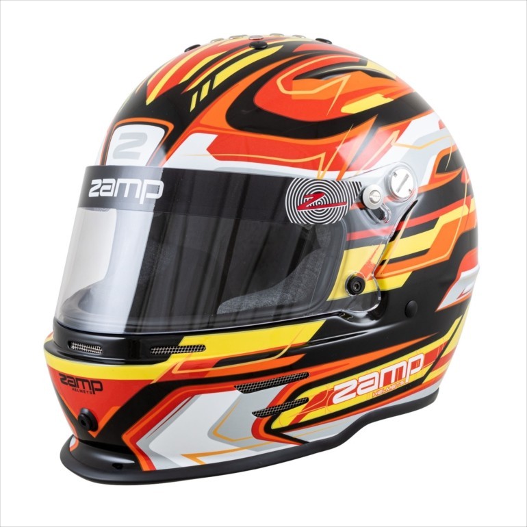 Casco Zamp Rz42 AEROGRAFATO goKart OMOLOGATO cmr2016 Tg. 56