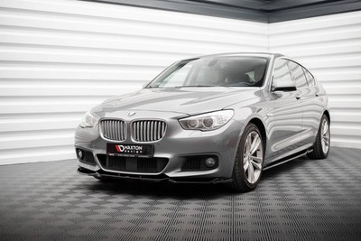Maxton Design Frontlippe passend für BMW 5er GT M-Paket F07 schwarz Hochglanz