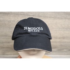 Anvil Hat Mens Adjustable Cap Strap Back Black White Di Modolo Milano Casual