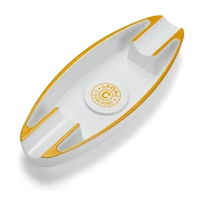 CIGARLOONG Cigar Ashtray with 2 Holders Portable Ashtray for Outdoors Indoors